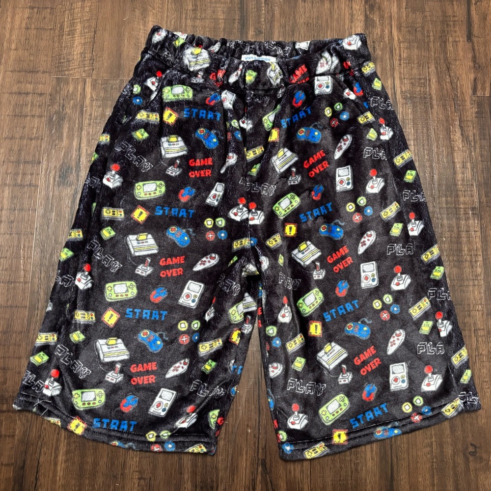iScream fuzzy pajama shorts boys L
